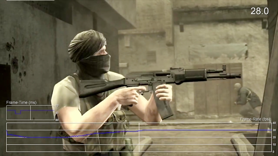 فریم ریت بازی Metal Gear Solid 4 بر روی PS3