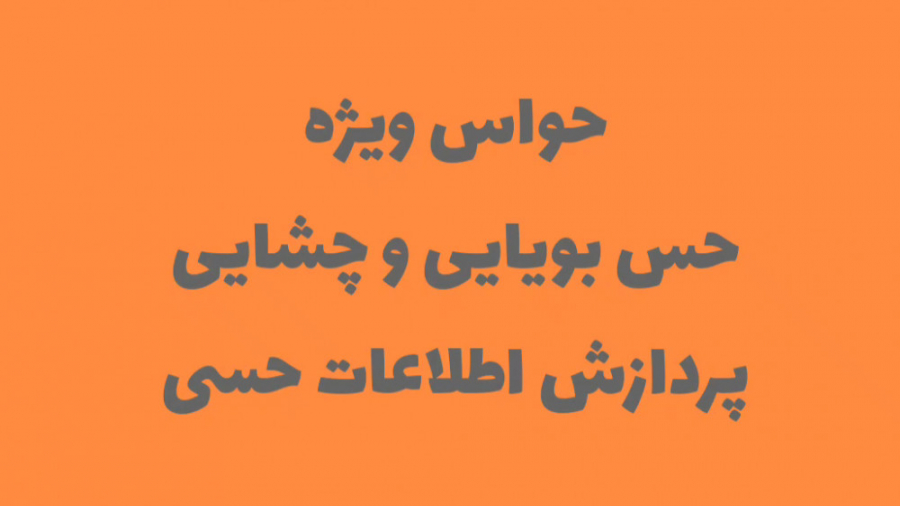 حس بویایی و چشایی ابی