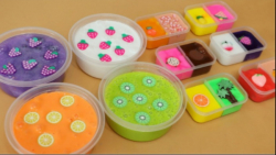 مخلوط اسلایم های شفاف اسلایم م...