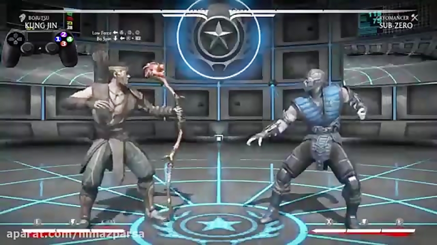 آموزش ترکیبی های Kung Jin BOJUTSU - Mortal Kombat X