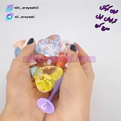 تست برق لب طرح جام قلبی مجیک کد LC549 | سایت آرایشی نیل