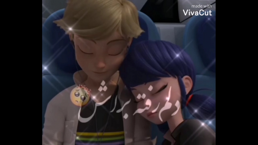 کلیپ نوشته مرینت و آدرین عاشقا...