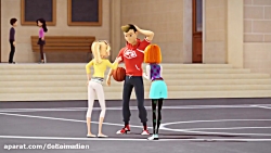 لیدی باگ لیدی باگ و کت نوار می...