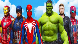 مرد عنکبوتی ، مرد آهنی و کاپیتان آمریکا علیه هالک ، ثور و مرد عنکبوتی شگفت انگیز