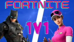 وان وی وان پارش کردم اما کمی هم جر خوردم ! Fortnite 1V1