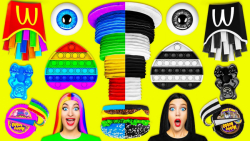 رقابت سیاه سفید رنگین کمانی در...