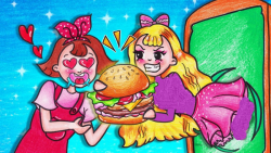 ایده های پرنسس باربی  همبرگر...