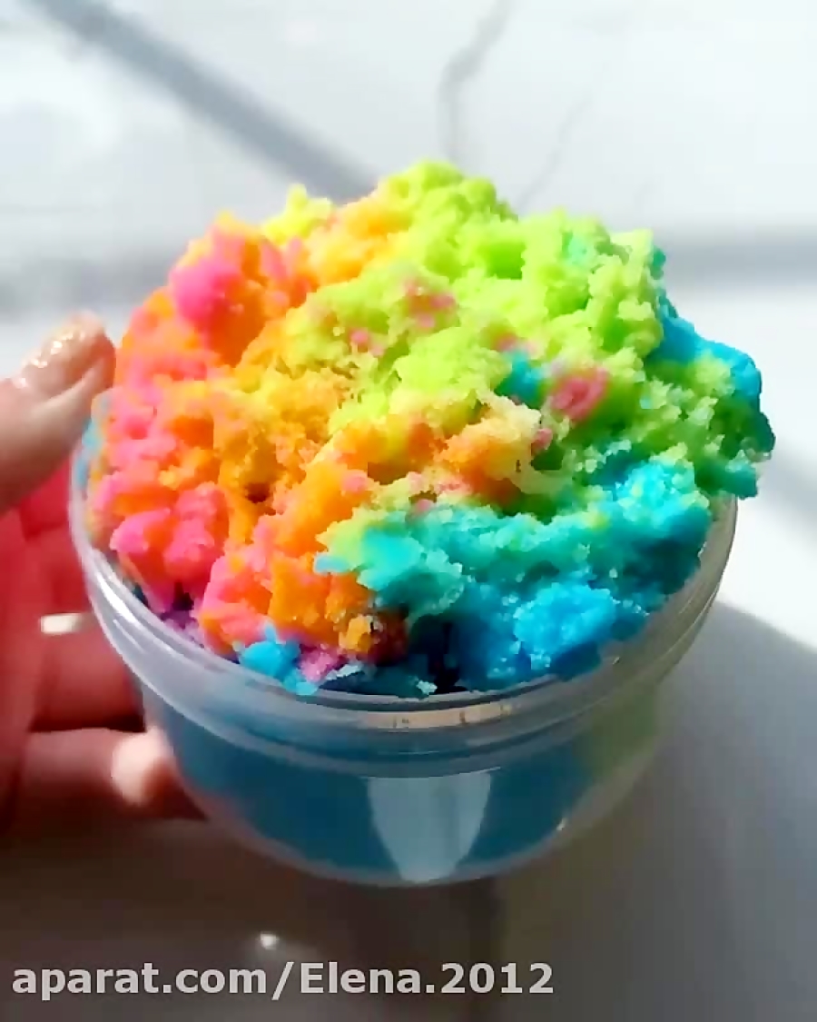 Colorful slime videos