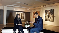 کافه خبر و گپ و گفت با پرستو حسنی در نمایشگاه انفرادی مسیر حیات در گالری شکوه