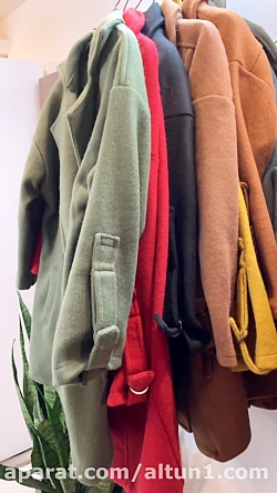 پالتو جلو بسته زنانه جنس قوتر...