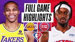 بسکتبال NBA؛ لس آنجلس لیکرز - دیترویت پیستونز ۲۲ نوامبر