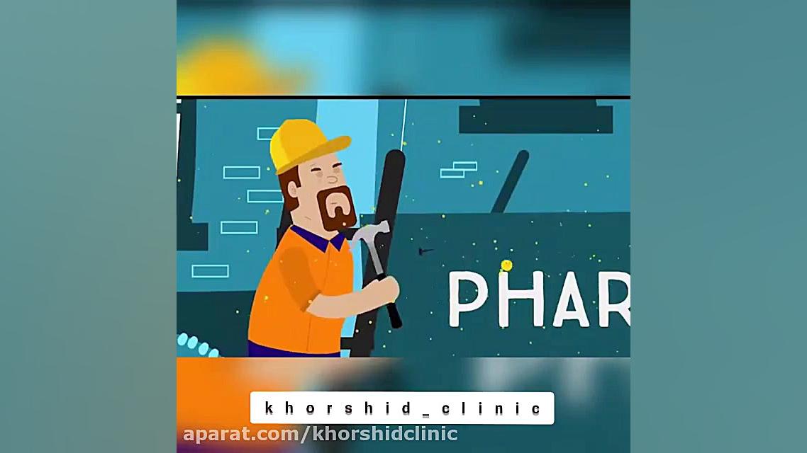 انیمیشن بیماری آسم یا تنگی نفس لیفت پیشانی