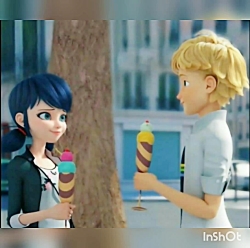 کلیپ نوشته عاشقانه مرینت و ادر...