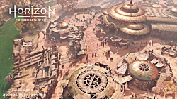 گیف کوتاه از محیط شهری پویا در بازی Horizon Forbidden West