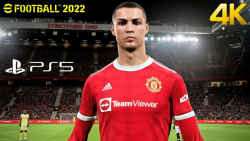 eFootball 2022 (PES 2022) - گیم پلی نسل بعدی PS5 - منچستر یونایتد   بارسلونا