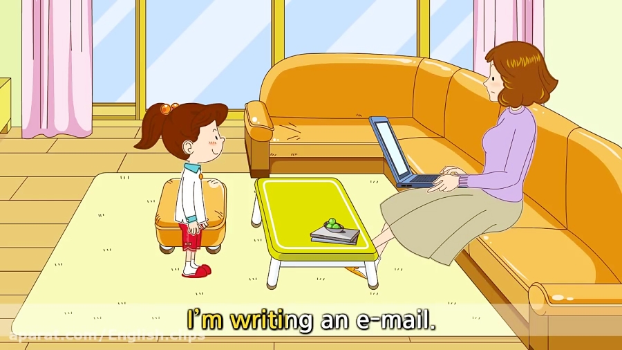 Present continuous story