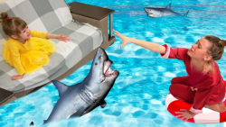 ایوا و مامان  حمله حیوانات