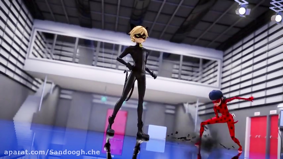 دختر کفشدوزکی و گربه سیاه دوبل...