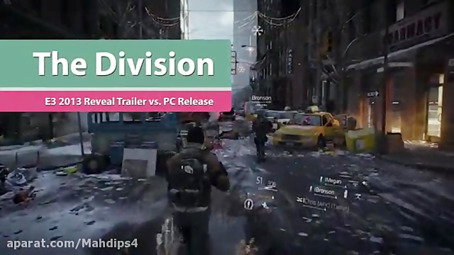 The Division ndash; E3 2013 Trailer vs. PC Max settings