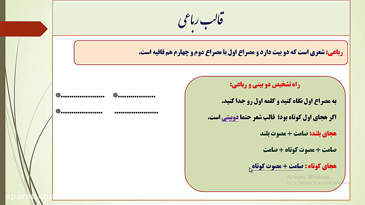 بهترین راه تشخیص دوبیتی از رباعی پریودنتیکس