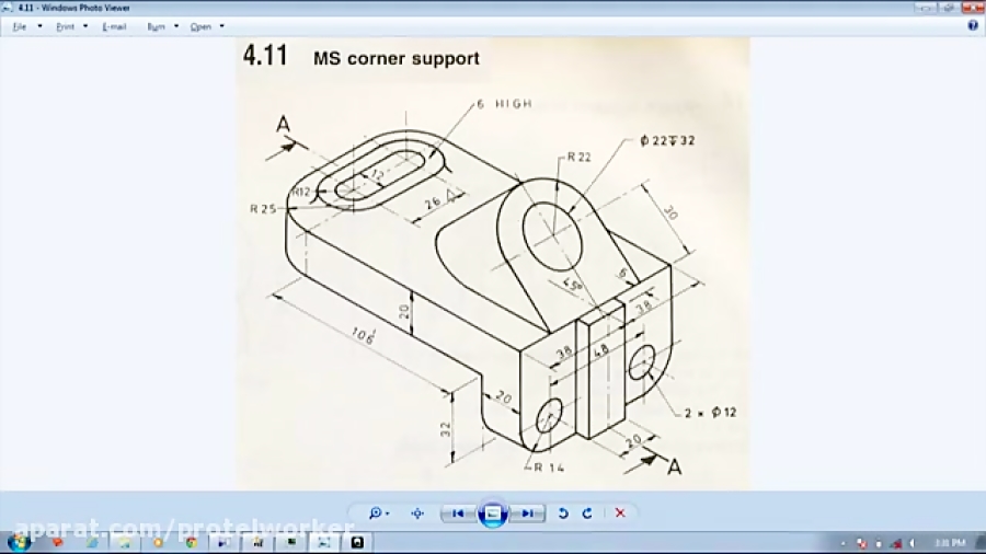 Membuat Ms Corner Support By Autodesk Inventor 2012 8615