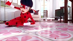 دختر کفشدوزکی و گربه سیاه دوبل...