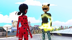 دختر کفشدوزکی و گربه سیاه دوبل...