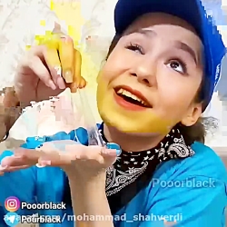 پریسا پور مشکی بچه گی ها