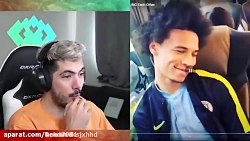 شوخی های سم با فوتبالیست ها فر...