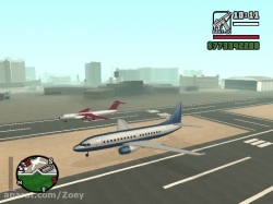 2 تا هواپیما بزرگ کناره هم در بازی gta sananderes