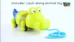 تمساح چرخ دار کشیدنی B. Toys