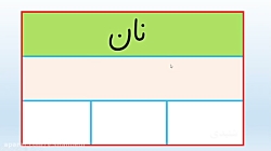 صداکشی و بخش کردن کلمات نشانه ن / آموزش نشانه ن فارسی کلاس اول