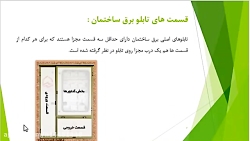 تاسیسات الکتریکی (معماری)/جلسه هشتم/ قسمت 3 / مدرس : دکتر سیده بنت الهدی حسینی
