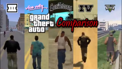مقایسه 5 نسخه از سری بازی های GTA