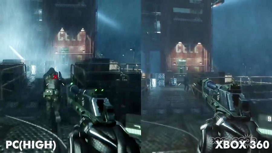مقایسه گرافیک بازی Crysis 3 - PC VS PS3 VS X360