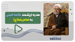 هدیه ارزشمند علامه امینی به ام...
