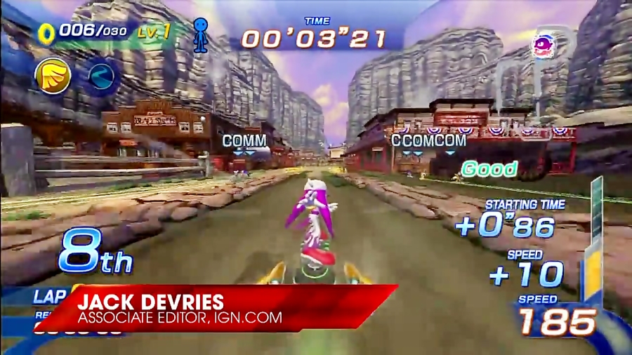 نقد و بررسی بازی Kinect Sonic Free Riders