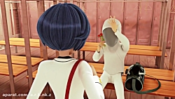 دختر کفشدوزکی و گربه سیاه دوبل...