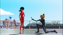 دختر کفشدوزکی و گربه سیاه دوبل...