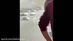تصادف مرگبار سمند و نیسان در محور مرند-جلفا تصادف مرگبار سمند و نیسان در محور مرند-جلفا