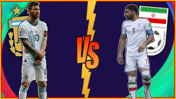 گیم پلی فوق دیدنی فوتبال بین ایران و آرژانتین در جام جهانی (بردیم!!!!!!!) pes