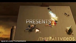 ویدئو بردن توپ طلا توسط مسی در فیفا 16
