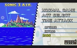 (پارت ۱) sonic 3 air با ۳  مود خفن!