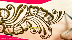 آموزش طرح ستاره با حنا