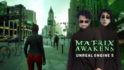 گیم پلی روی پلی استیشن 5 | The Matrix Awakens