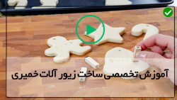 آموزش ساخت زیورآلات خمیری-آموزش رایگان ساخت زیورآلات خمیری-گوشواره فانتزی