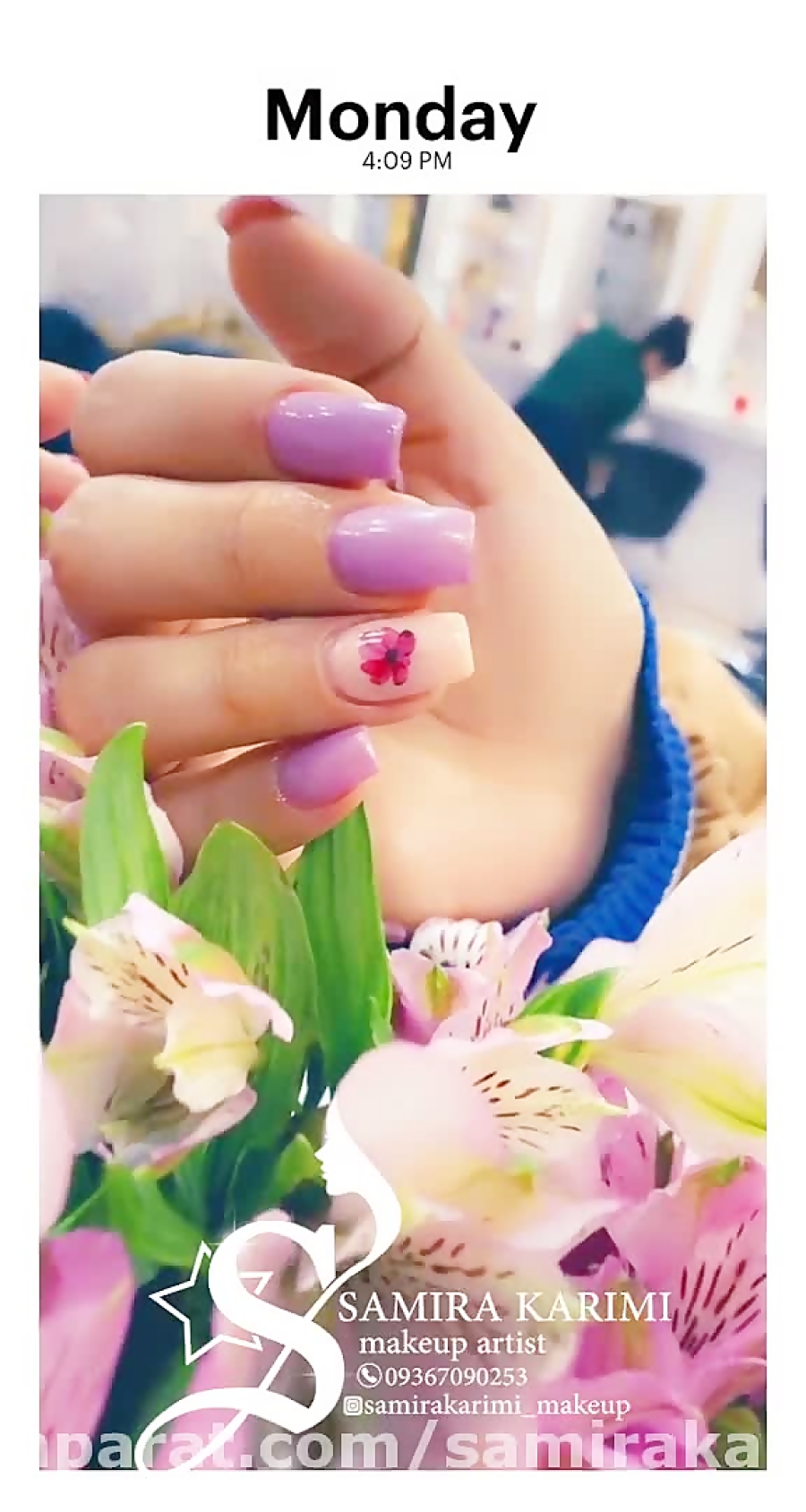 نمونه کاشت ناخن