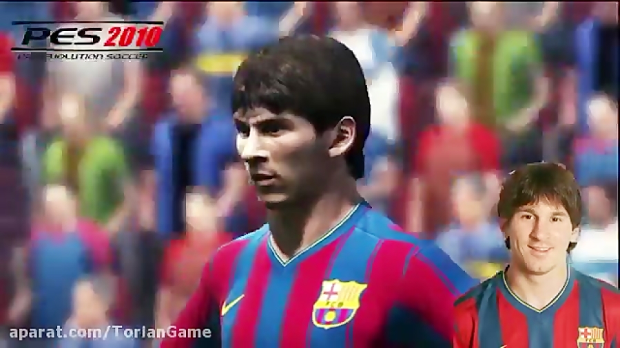 مقایسه چهره لیونل مسی از PES 4 تا PES 2016