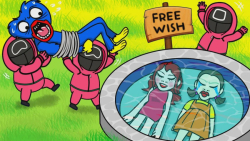 اسکویید گیم کارتونی  پاپی پلی...