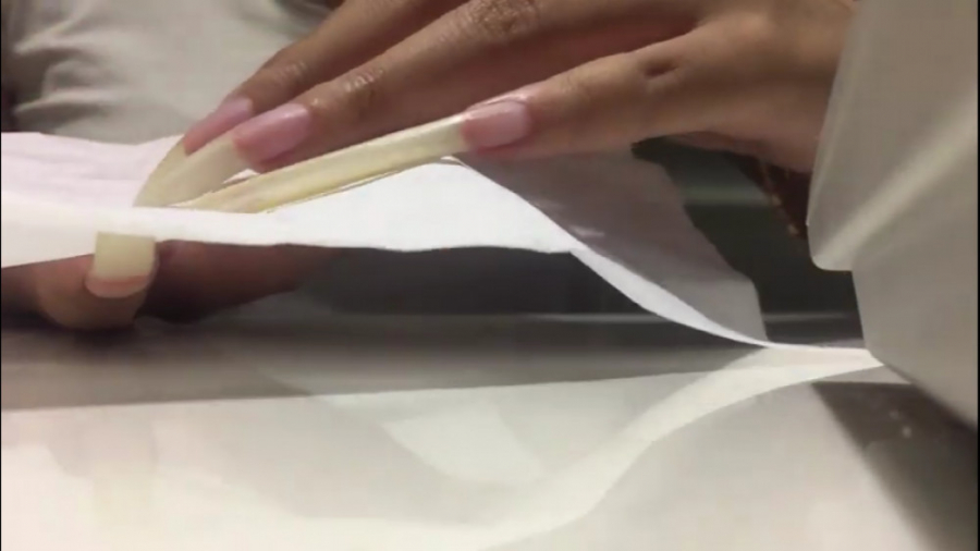 ای اس ام آر آرامش بخش تمیز کردن ناخن بلند با کاغذ